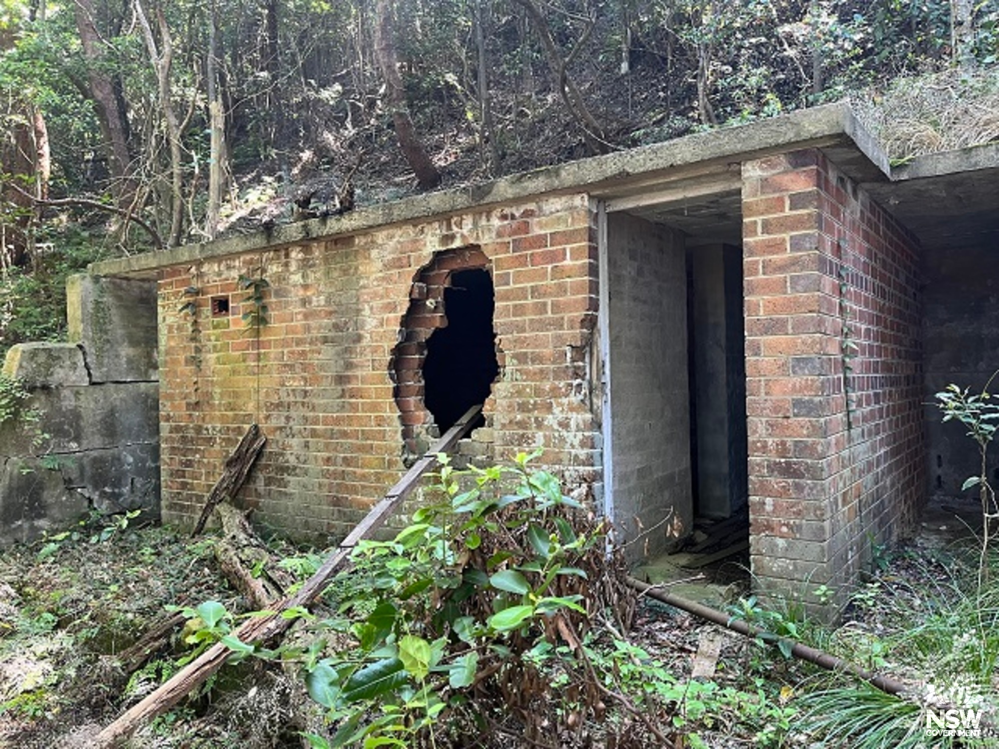 Building 16 - Explosives Magazine - north face