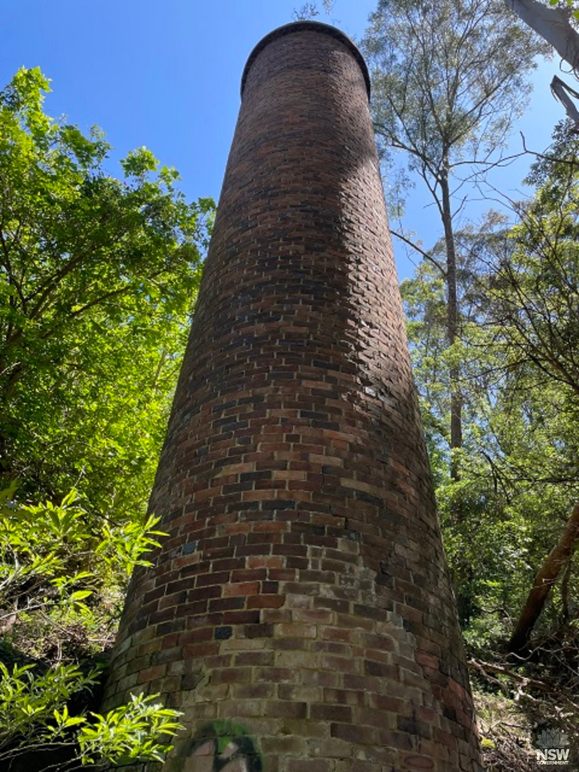 Building 17 - Ventilation Chimney - looking west