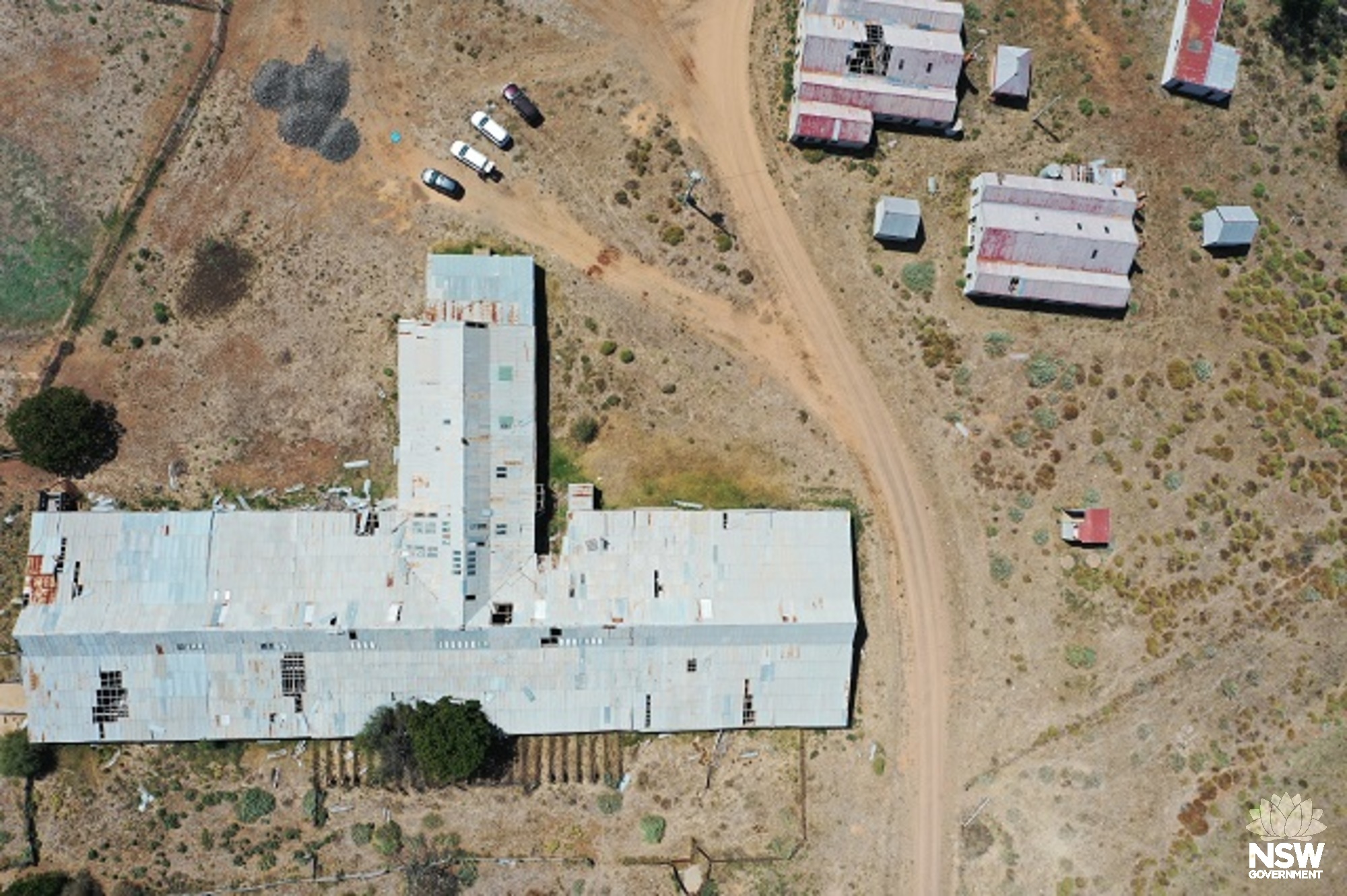 Aerial view of buildings  - 2023