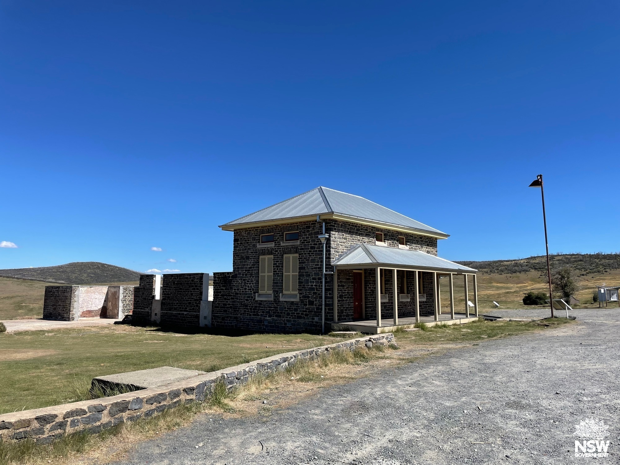 Courthouse looking southeast (post-reconstruction)