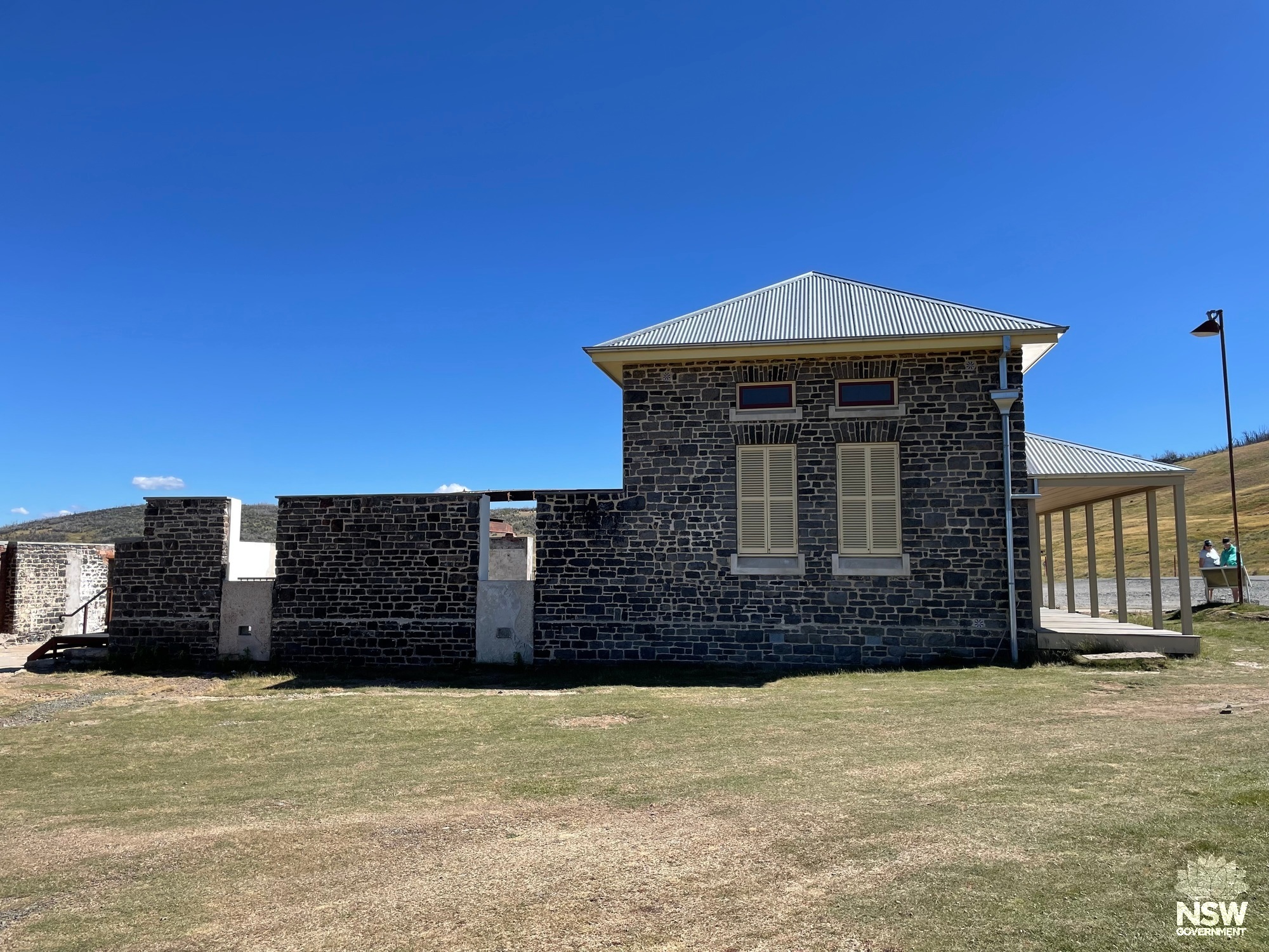 Courthouse looking south (post-reconstruction)