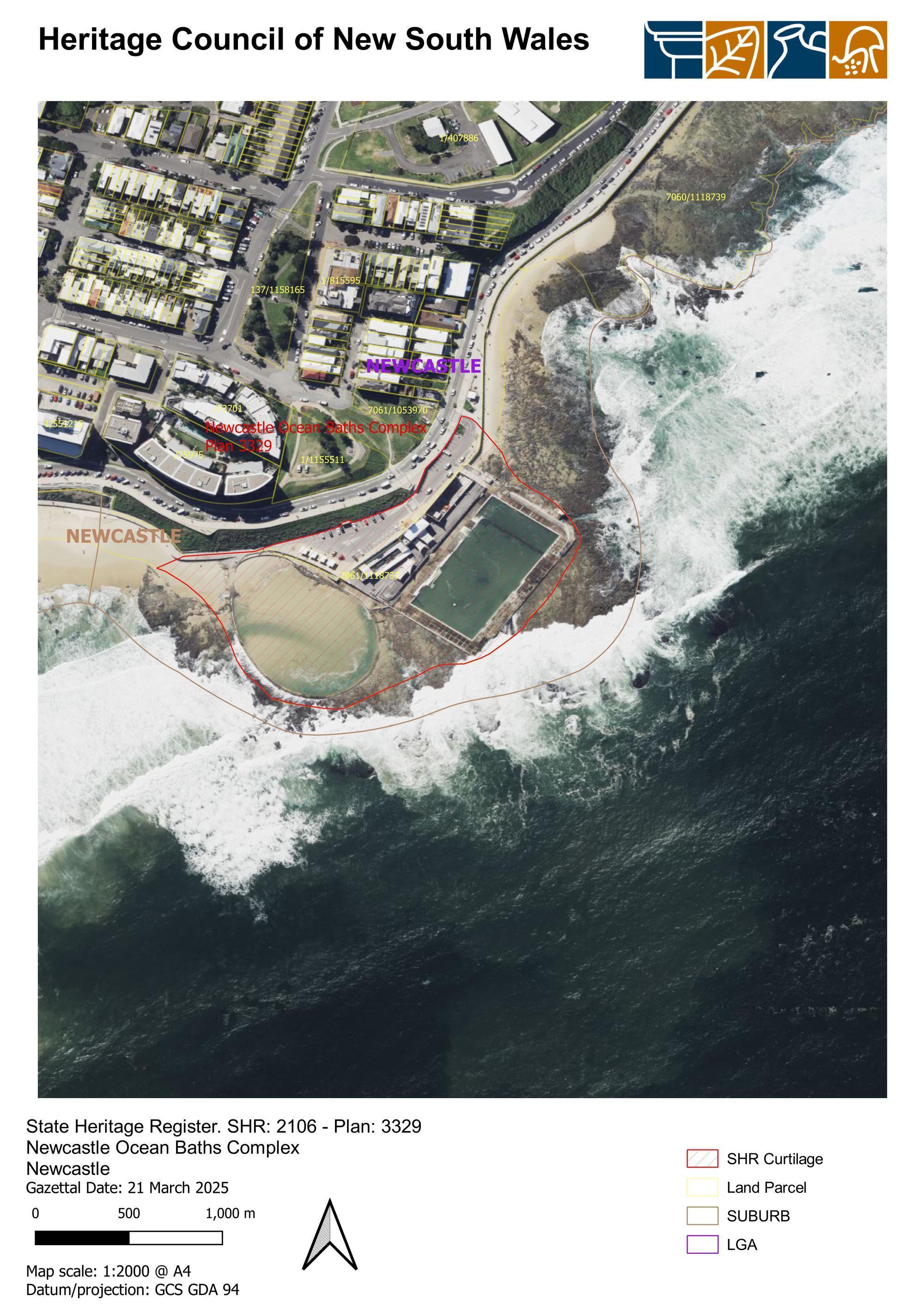 Plan 3329 - Newcastle Ocean Baths Complex
