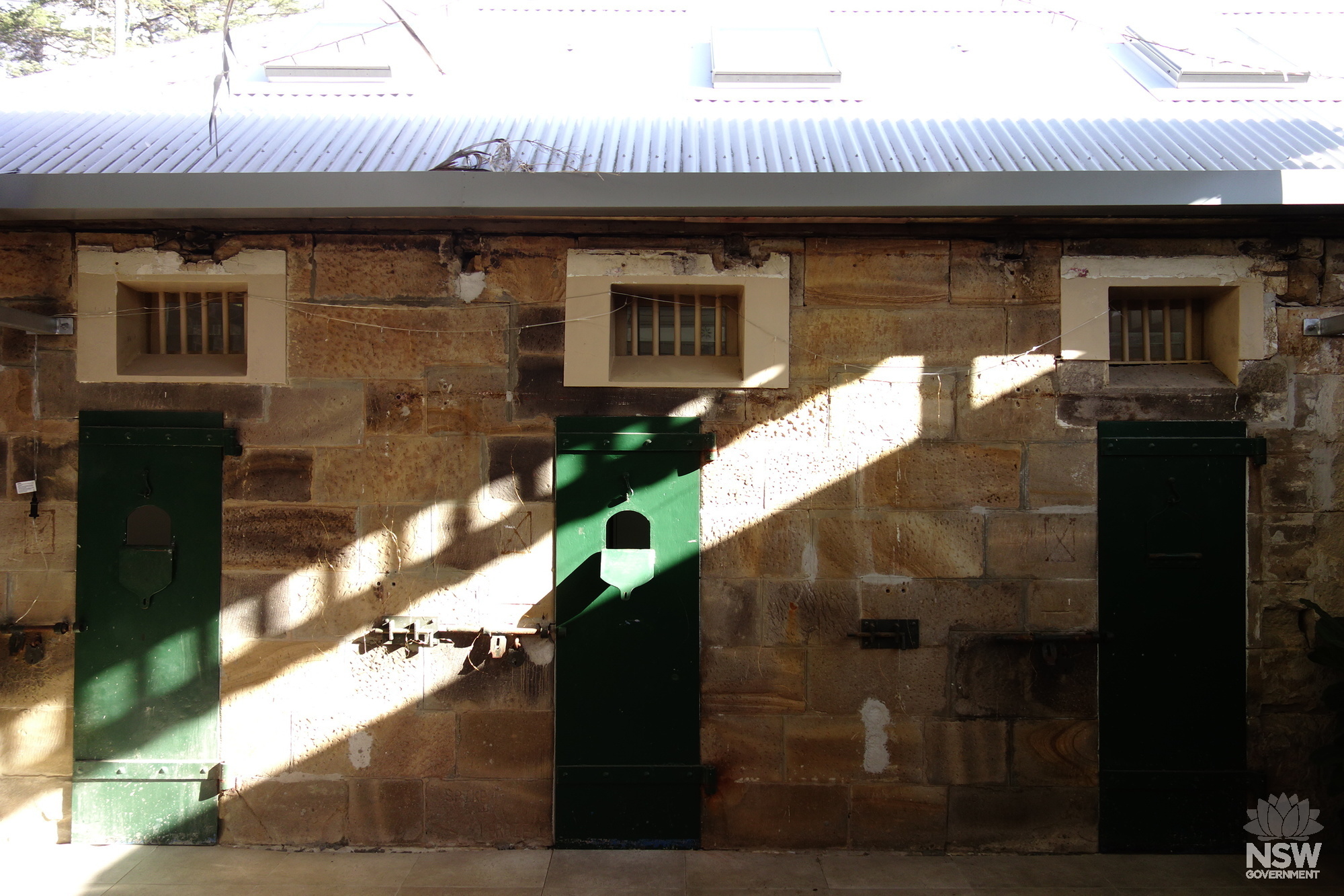 Gosford Courthouse and Police Station (former) - Exercise yard
