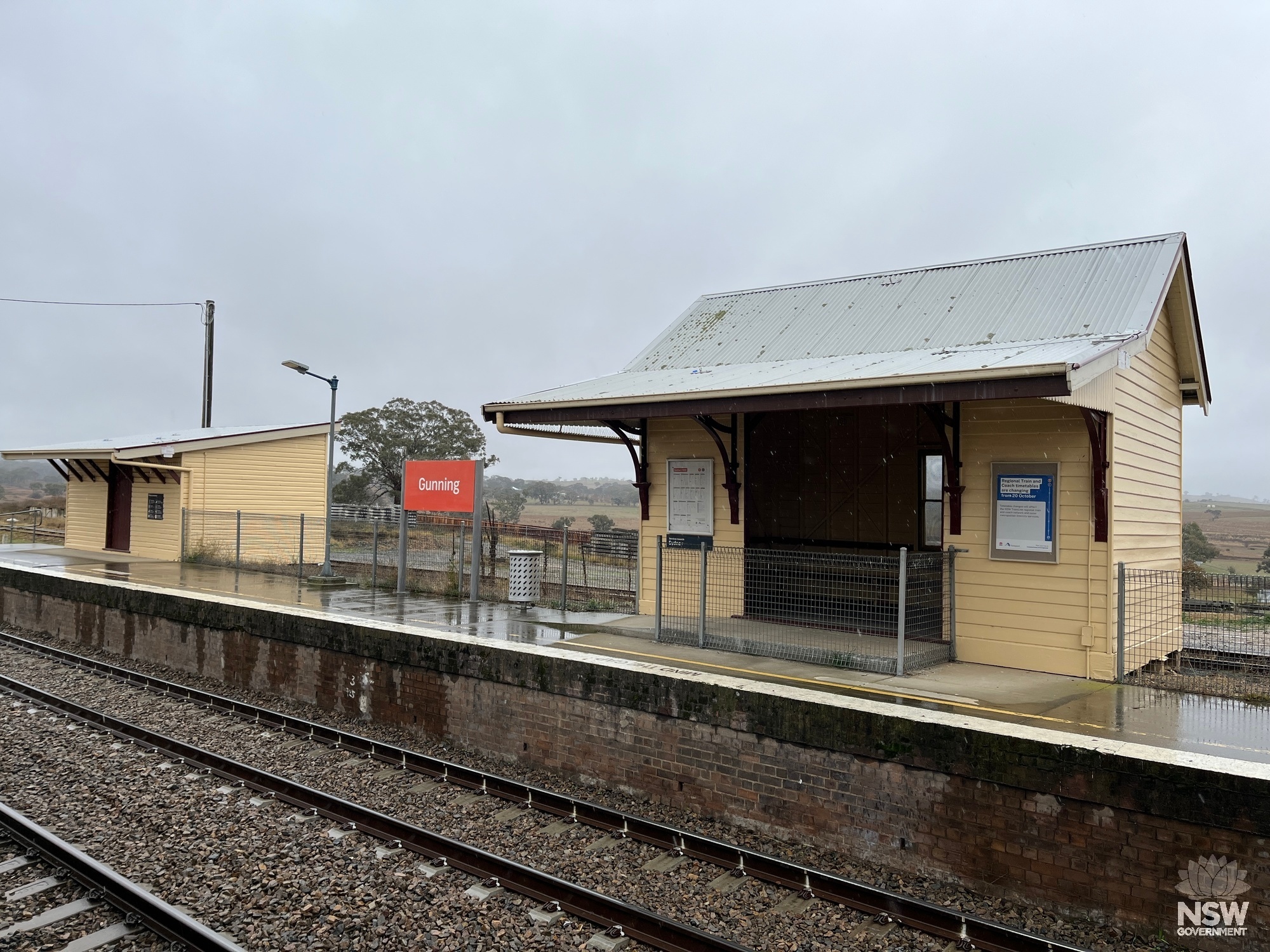 Gunning Railway Station and yard group