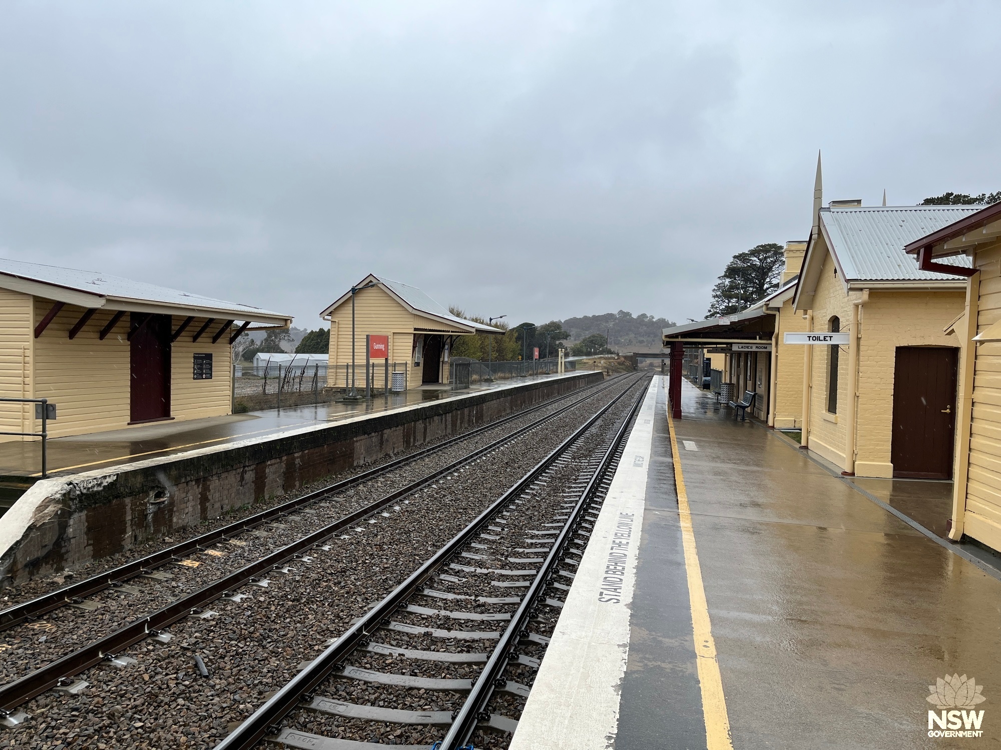 Gunning Railway Station and yard group