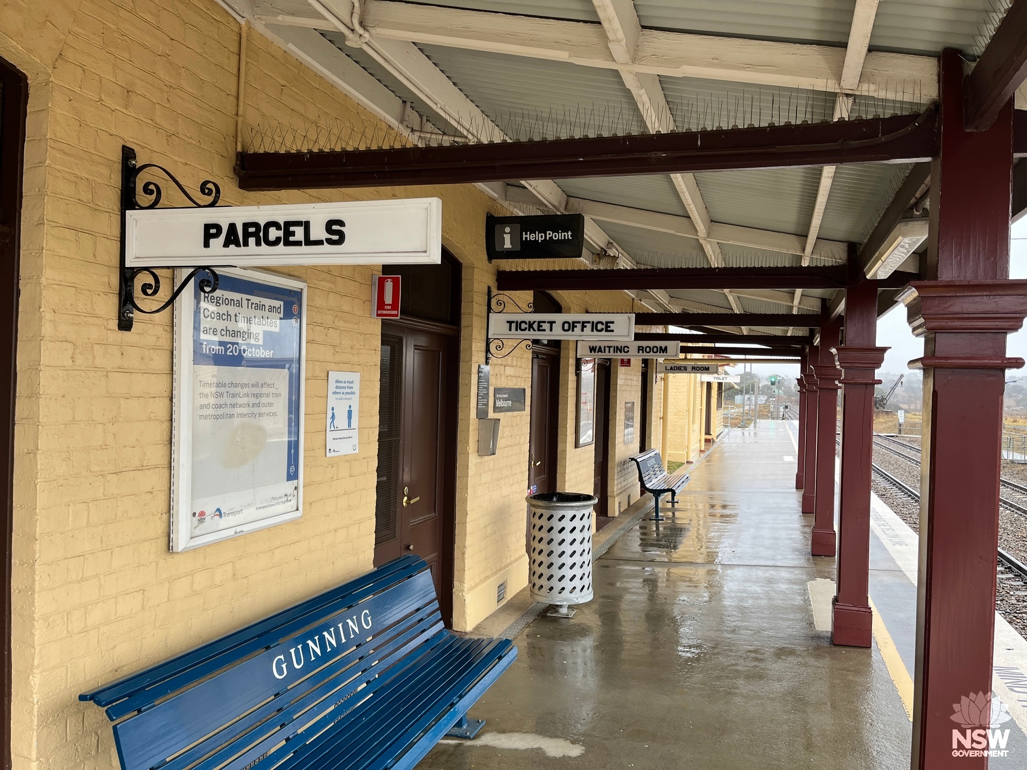 Gunning Railway Station and yard group