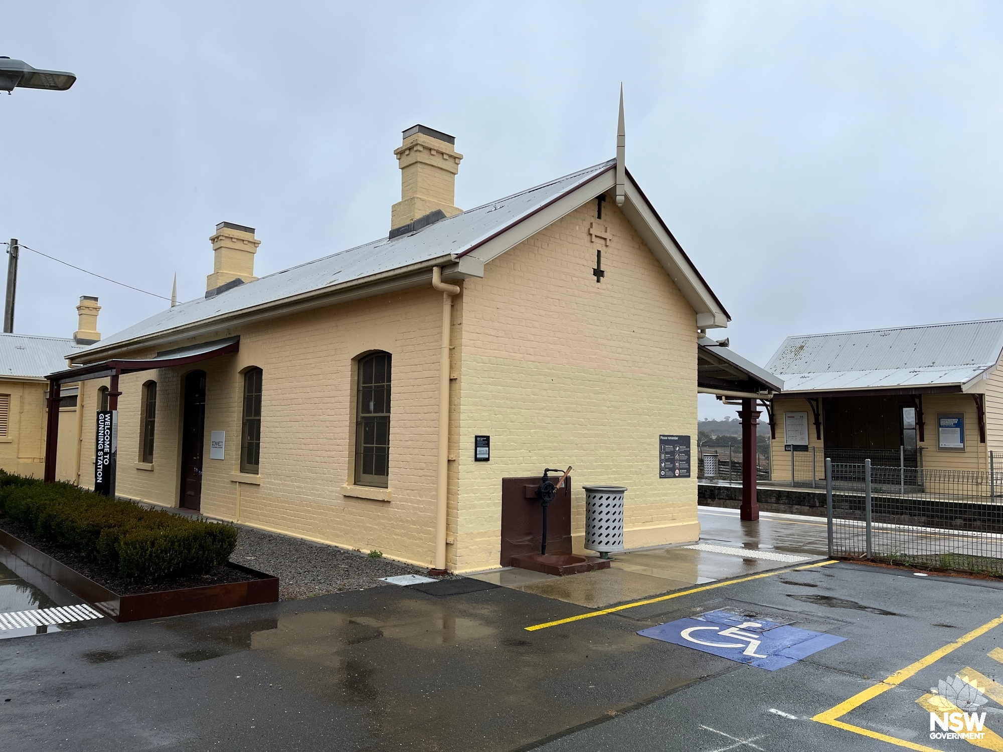 Gunning Railway Station and yard group