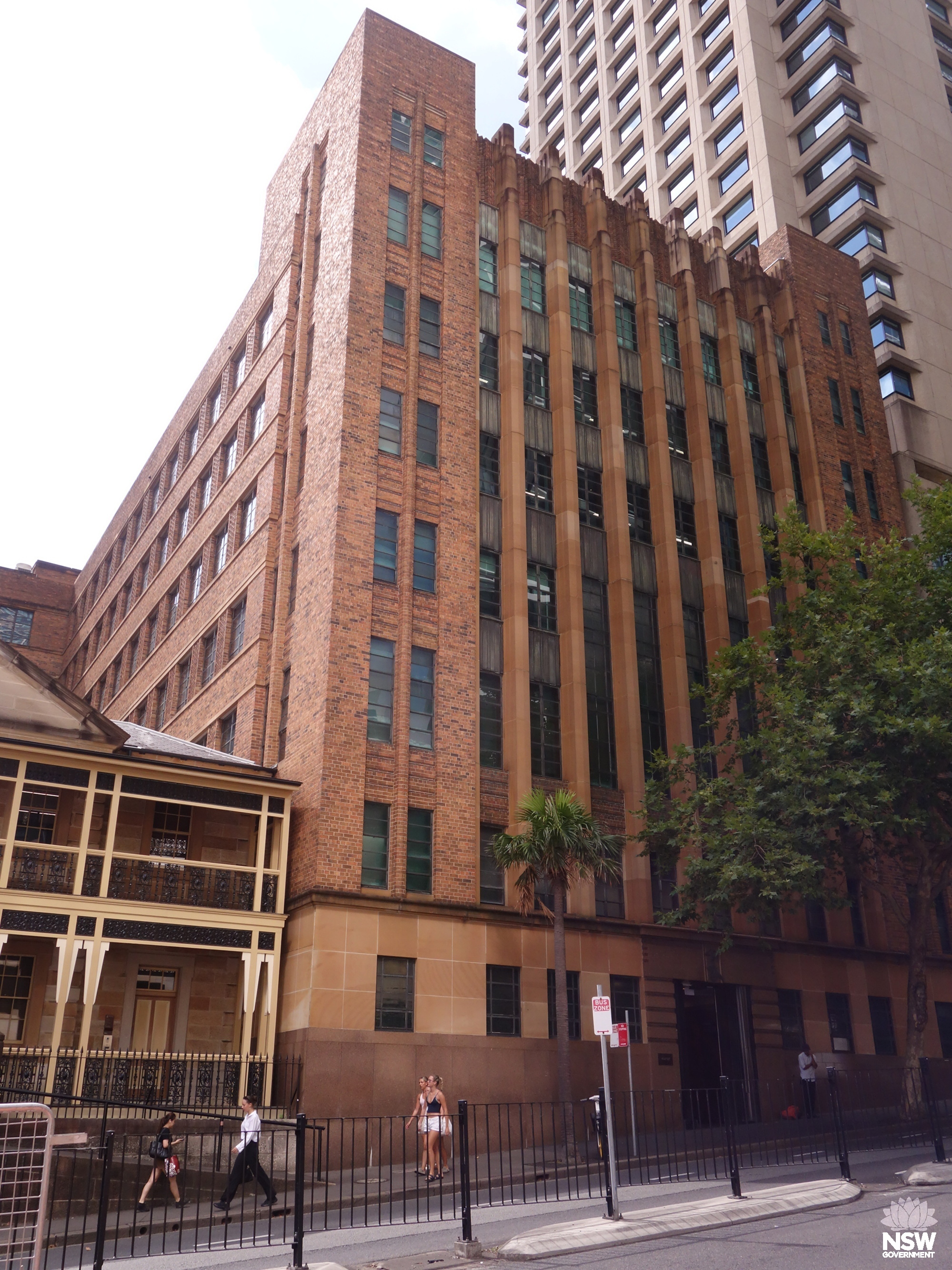 Phillip Street facade from street level