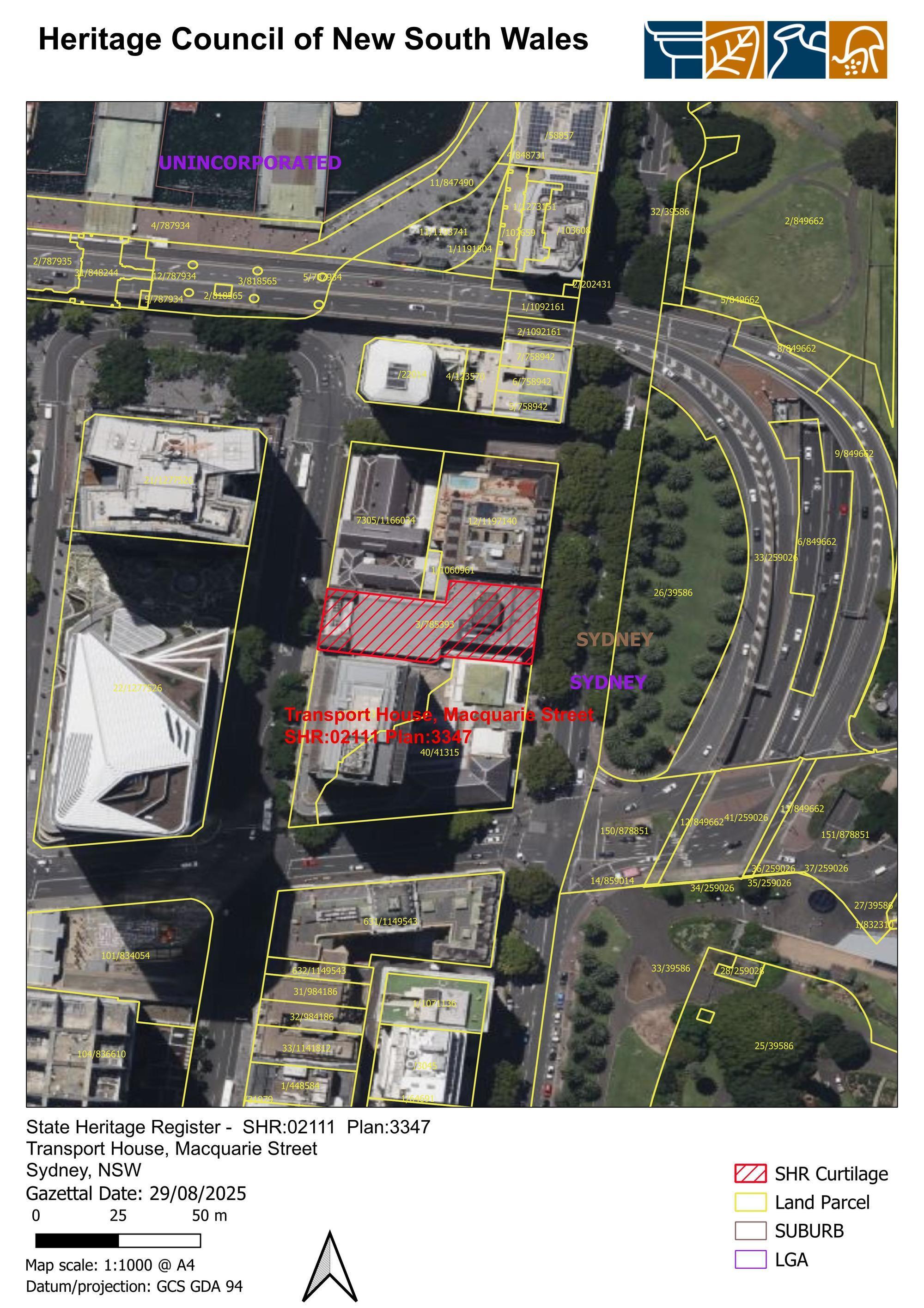Heritage Council Plan 3347 - State Heritage Register curtilage