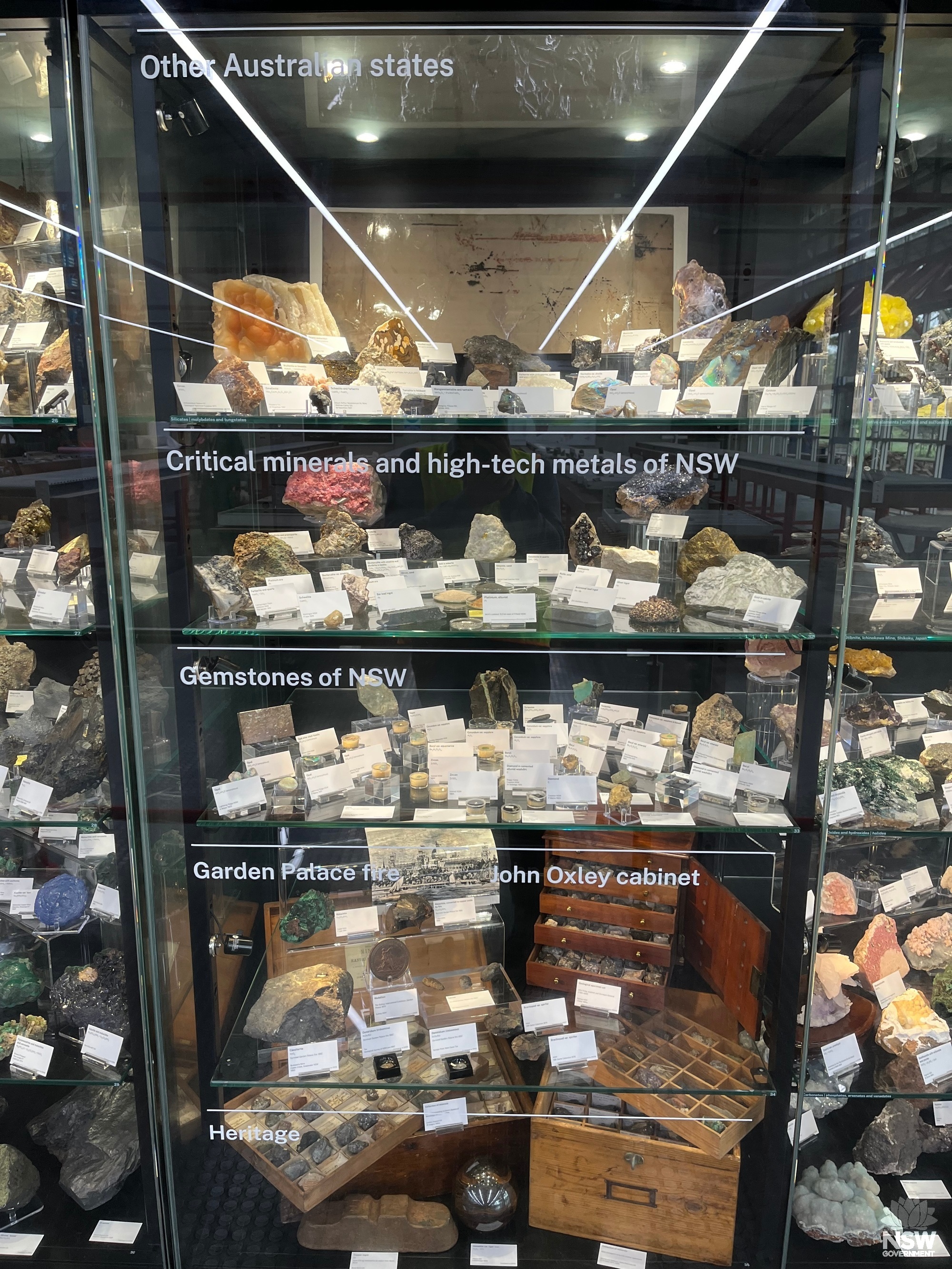 ERMC - Main Display - Varied NSW and Australian Specimens.