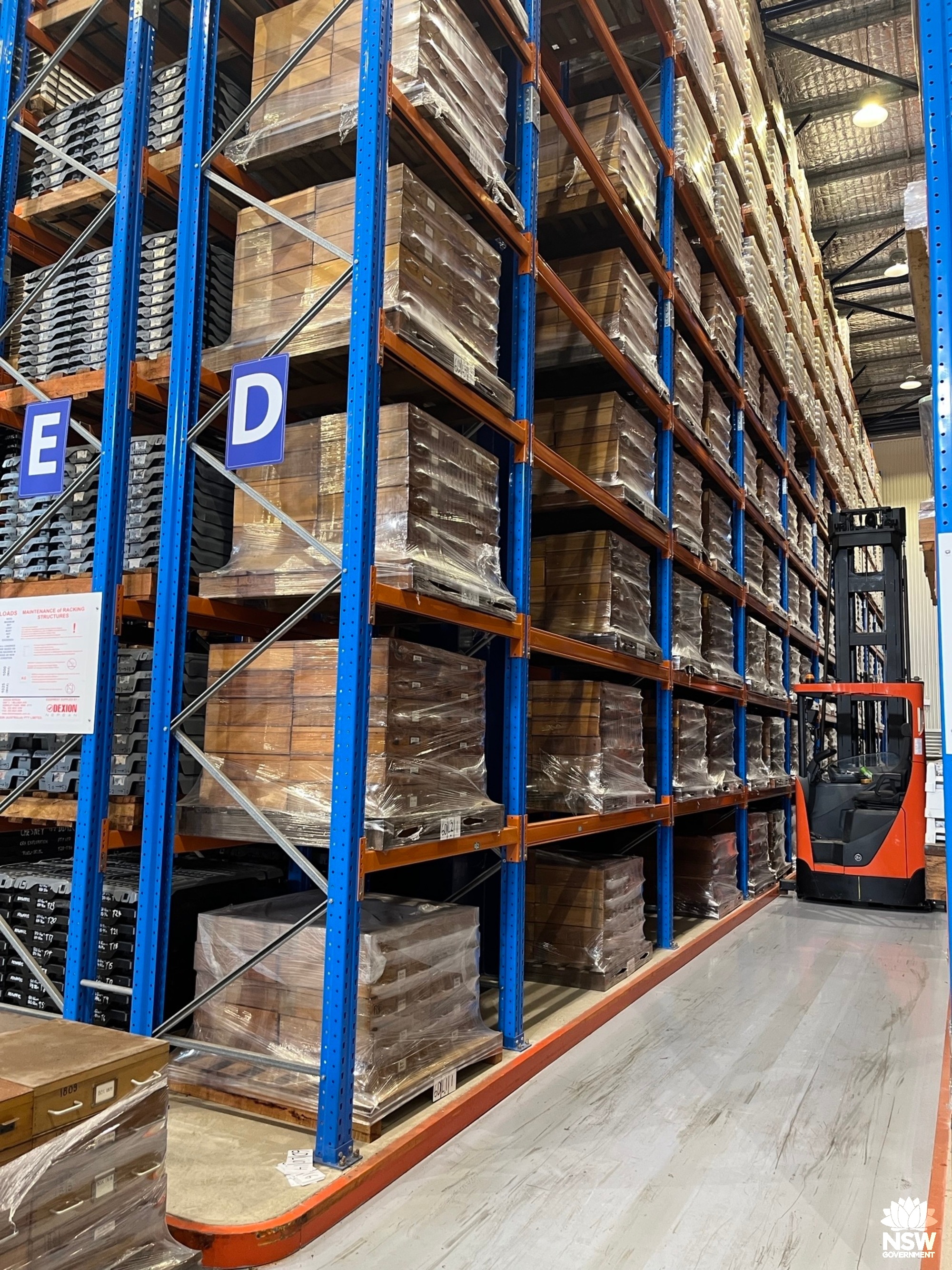 ERMC - Bulk Storage Shelving. 