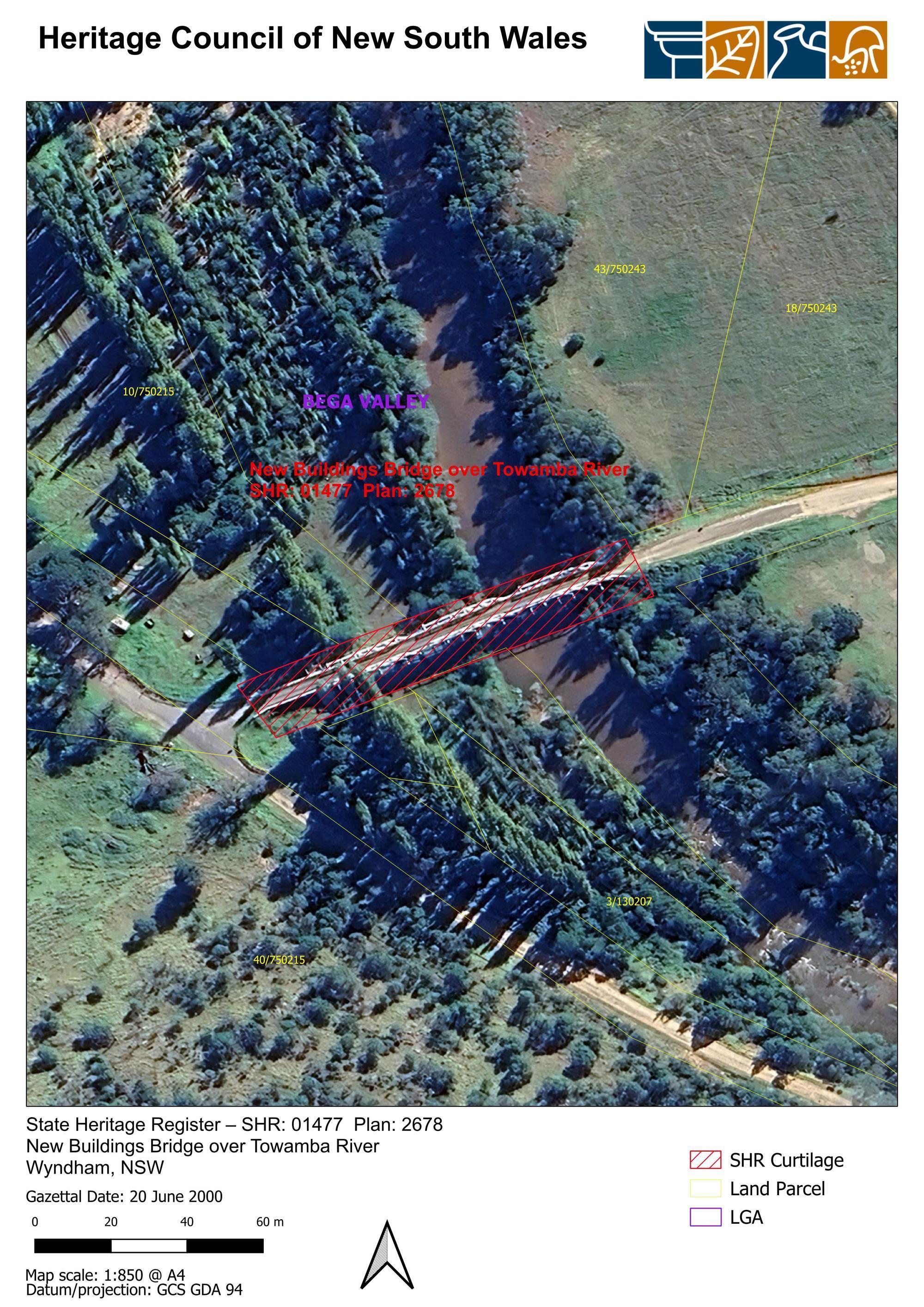 New Buildings Bridge over Towamba River SHR Plan No.2678