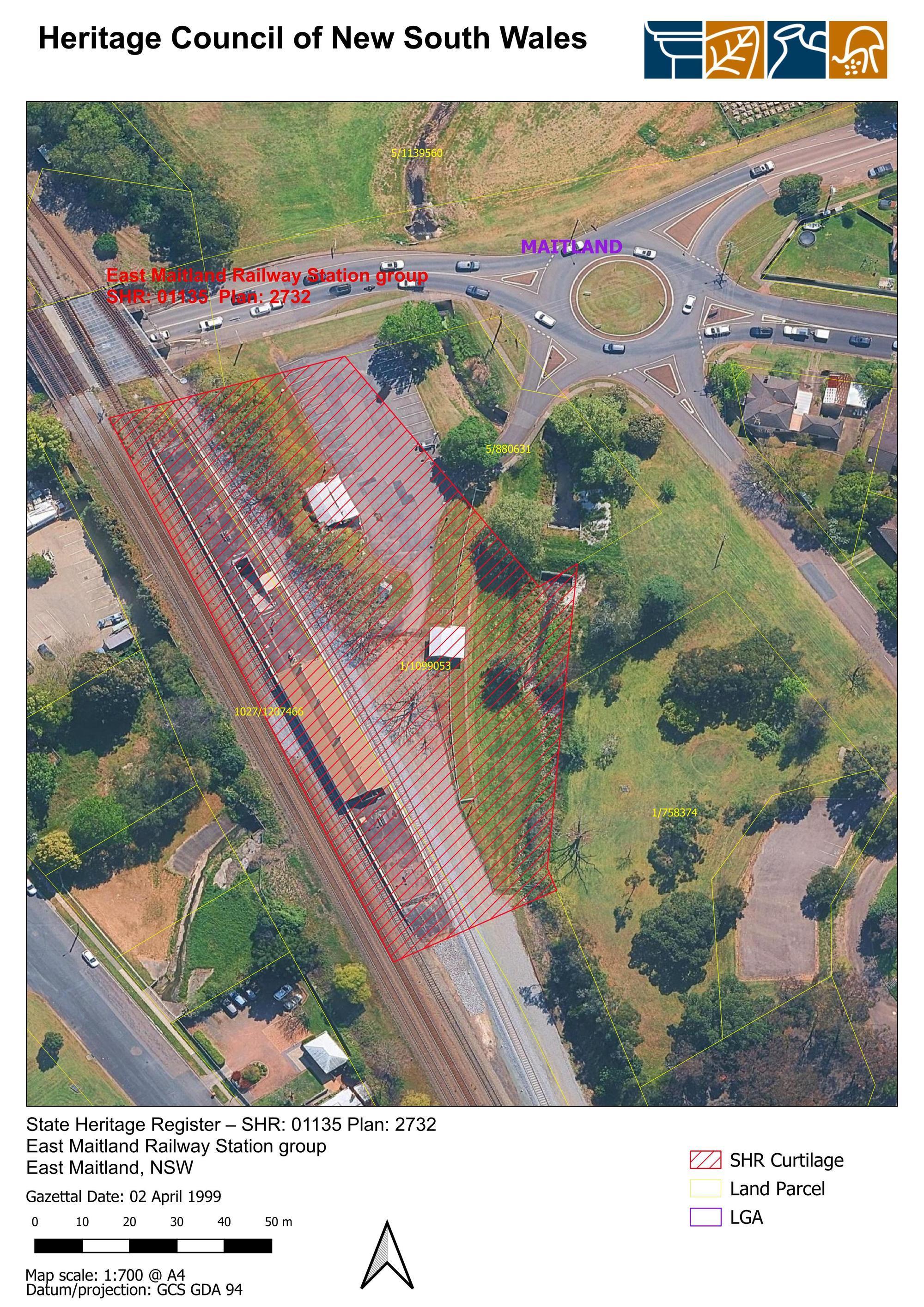 East Maitland Railway Station group HC 2732