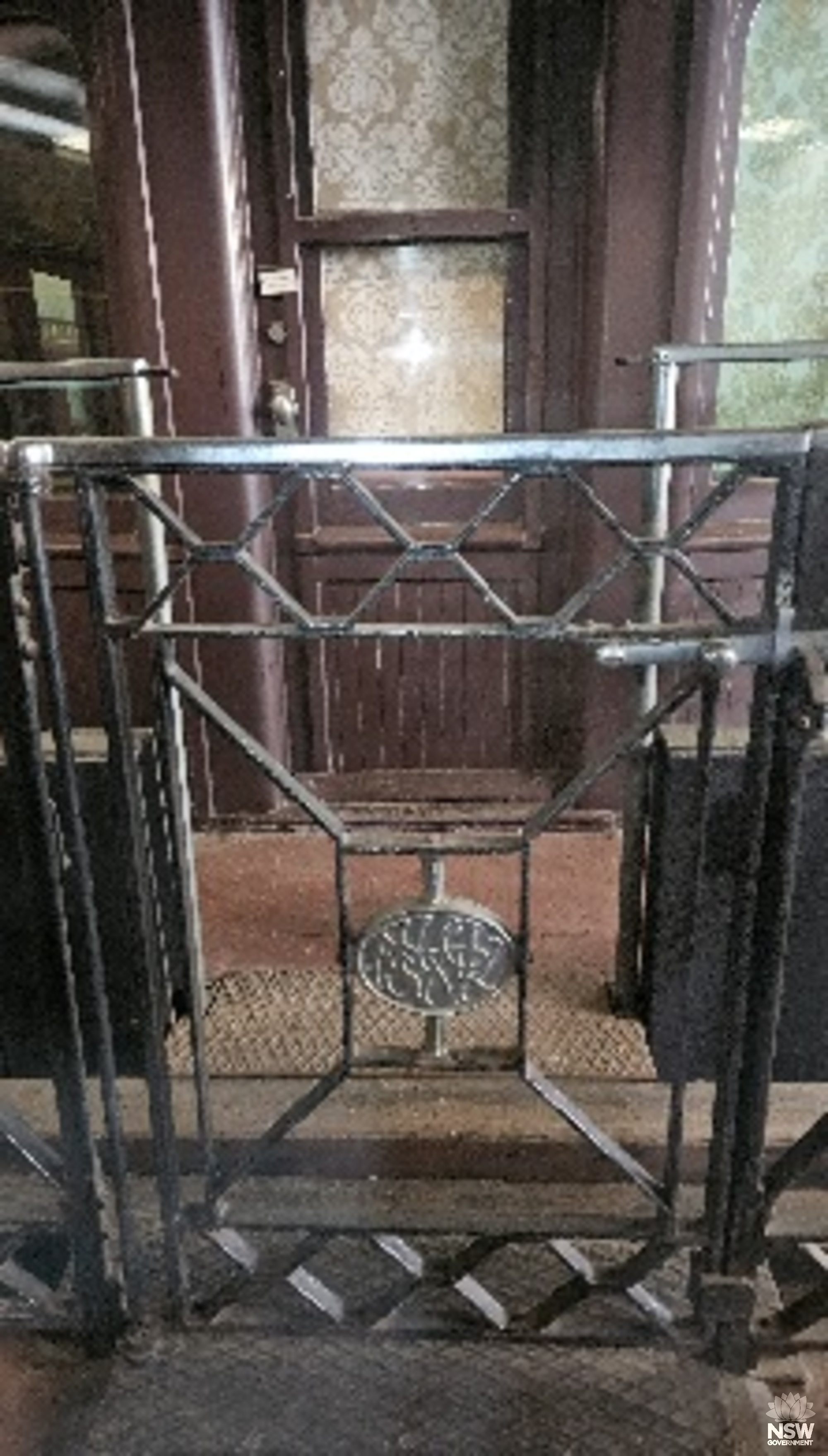 PAM 11 NSWGR on exterior gate